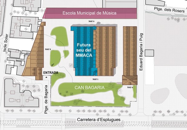 Els edificis de la fàbrica Bagaria